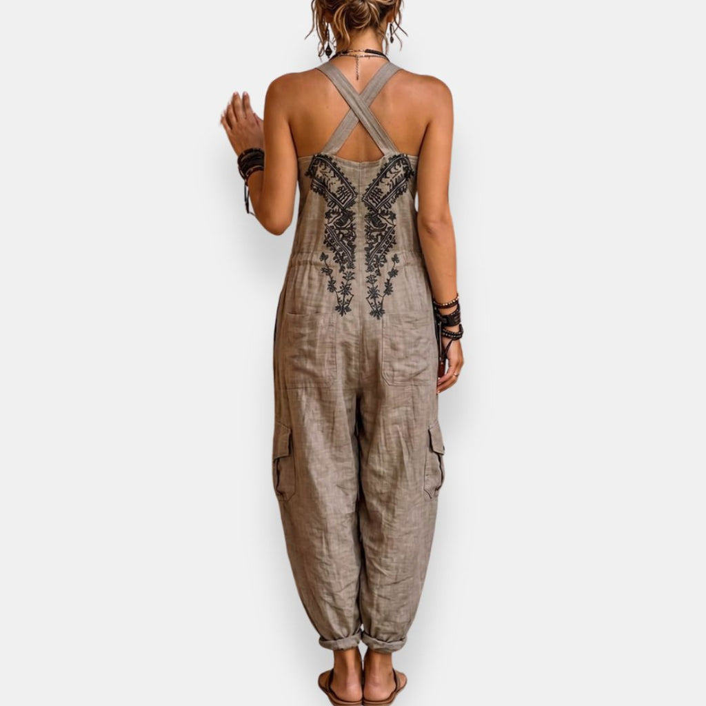María Teresa™ | Haftowany kombinezon w stylu boho