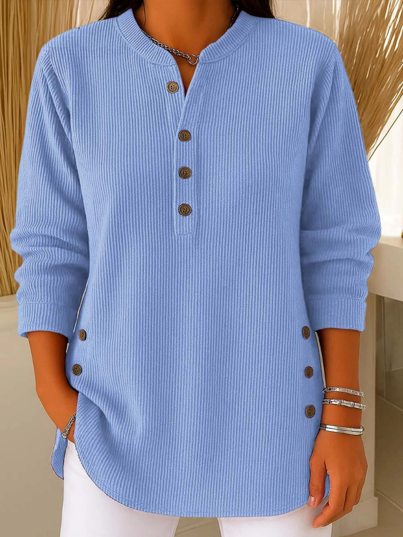 Neva™ | Henley Button-Up Tunic