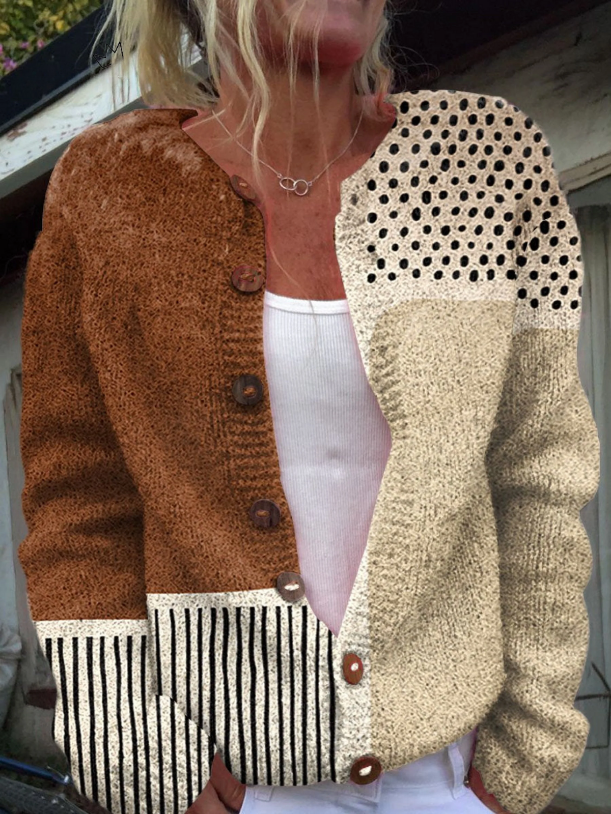 Eloise™ | Retro Knit Cardigan
