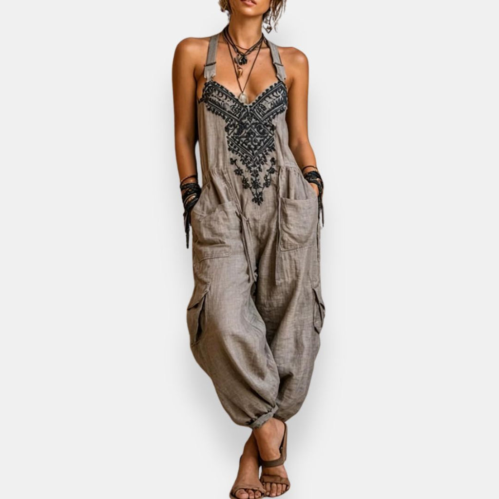 María Teresa™ | Haftowany kombinezon w stylu boho