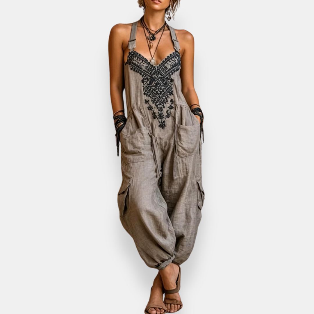 María Teresa™ | Haftowany kombinezon w stylu boho