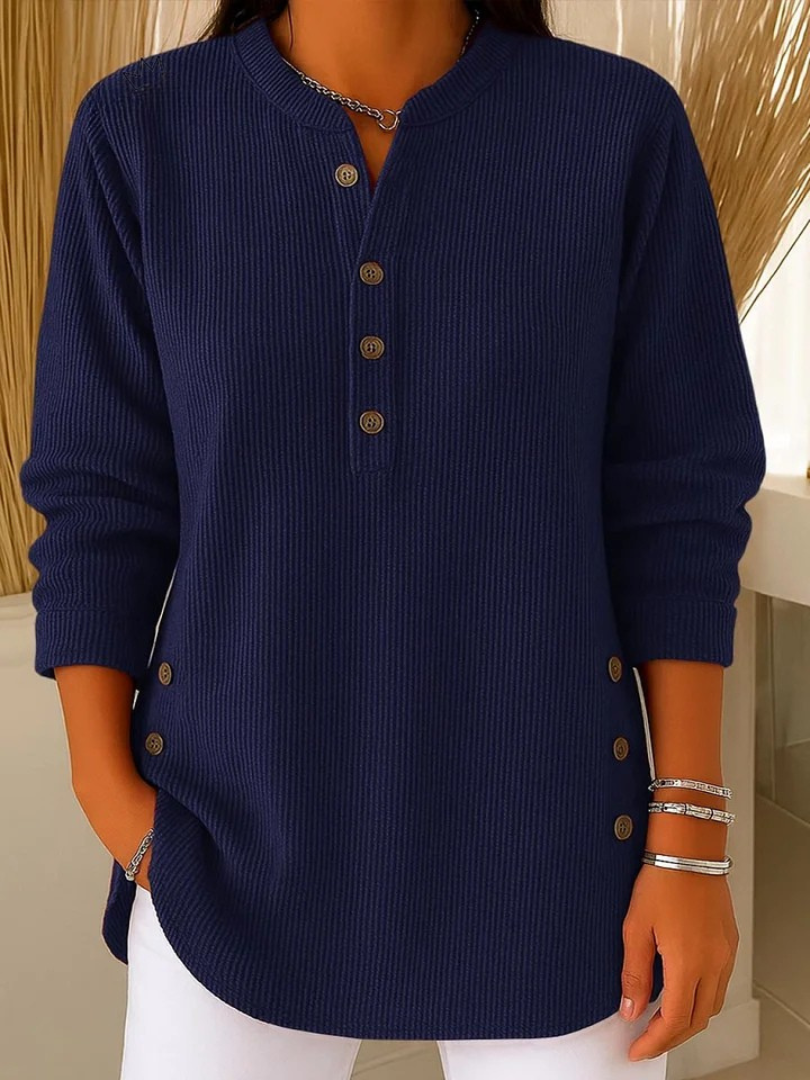 Neva™ | Henley Button-Up Tunic