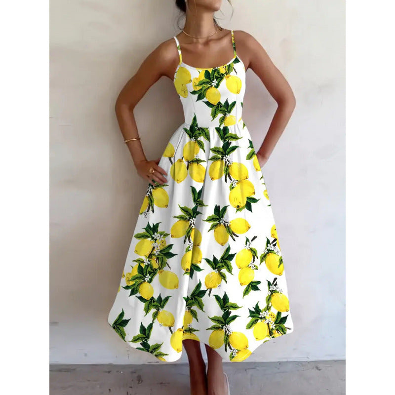 Cressida | Lemon Sukienka midi
