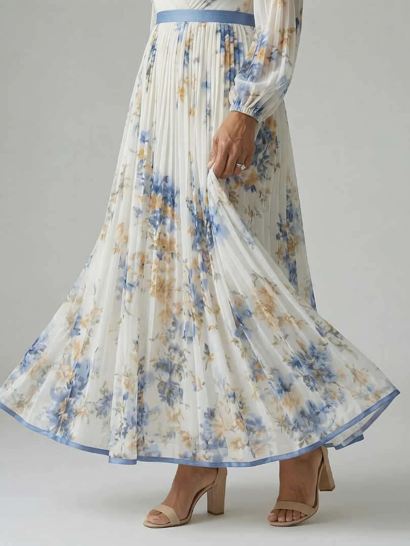 Rielle | Midi Sukienka with Pleats