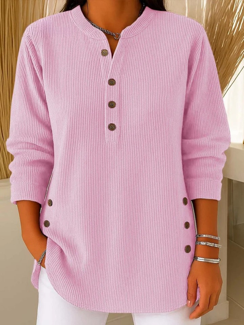 Neva™ | Henley Button-Up Tunic