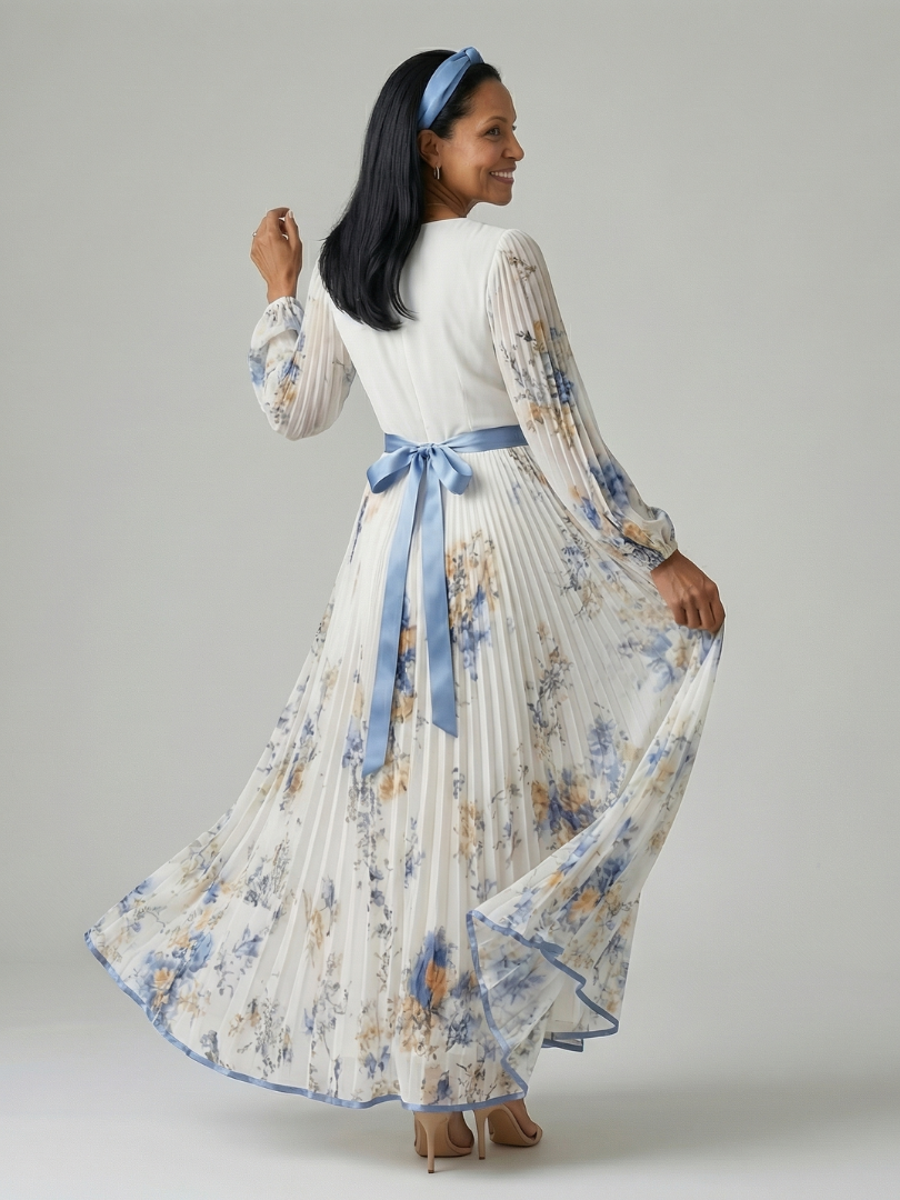 Rielle | Midi Sukienka with Pleats