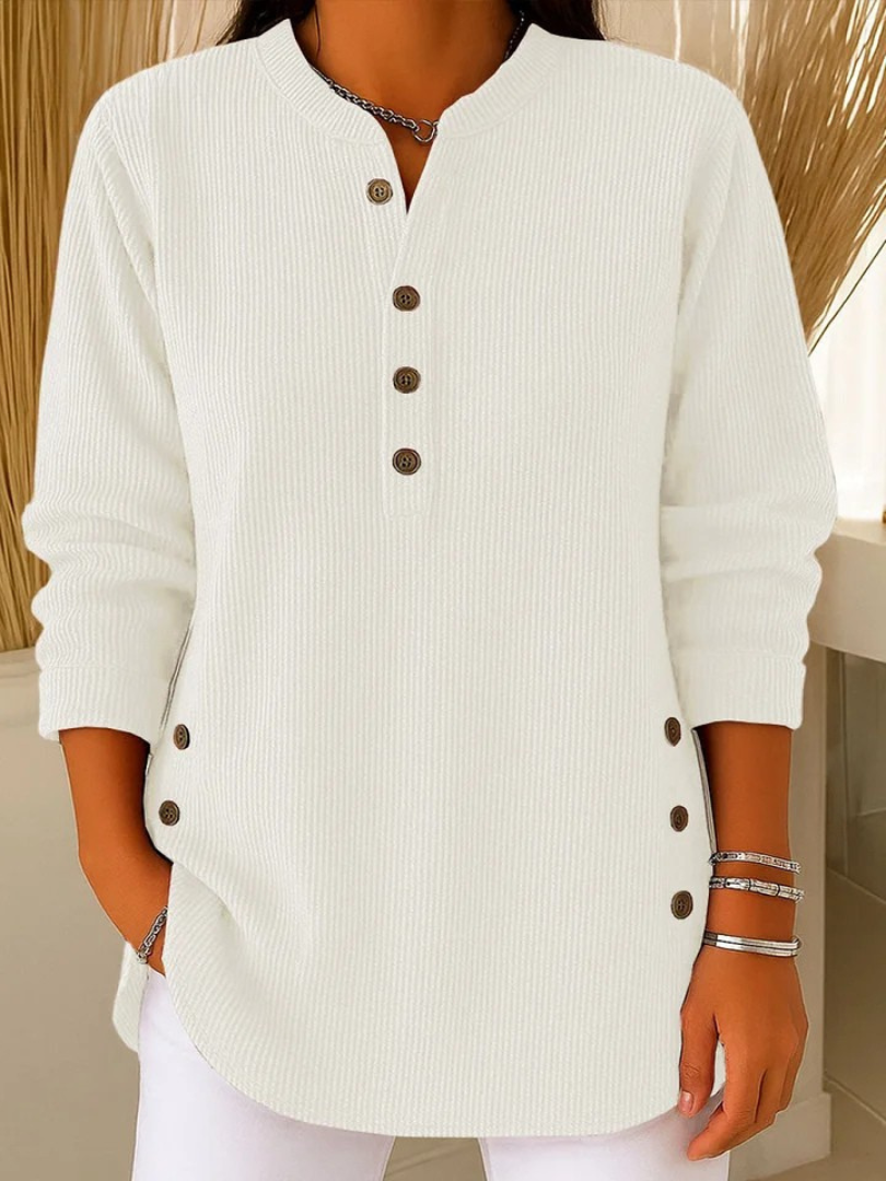 Neva™ | Henley Button-Up Tunic
