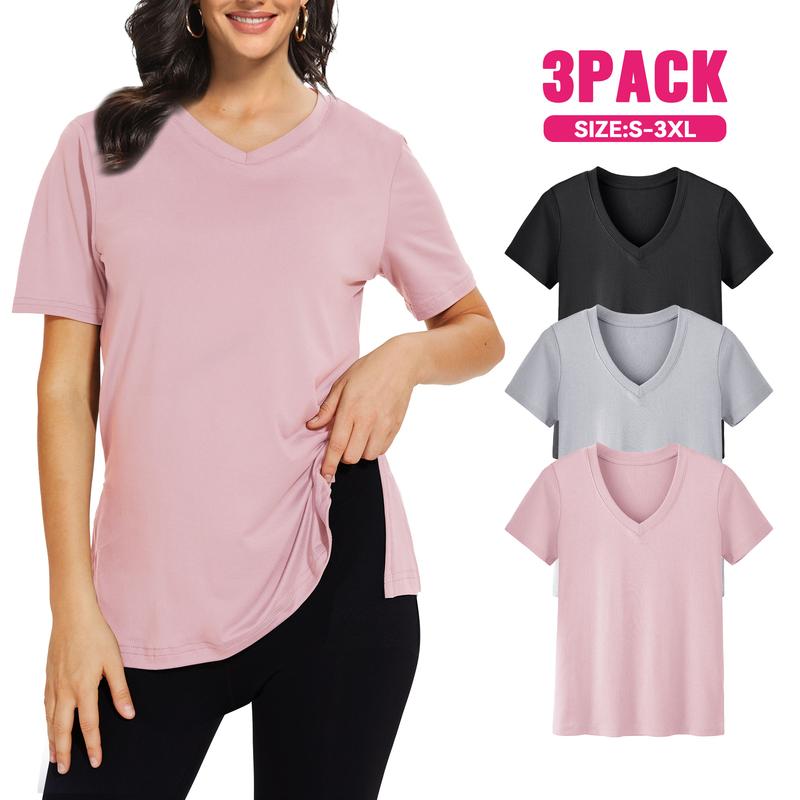 SELENA™ - Zestaw 3 sztuk luźnych koszulek casualowych