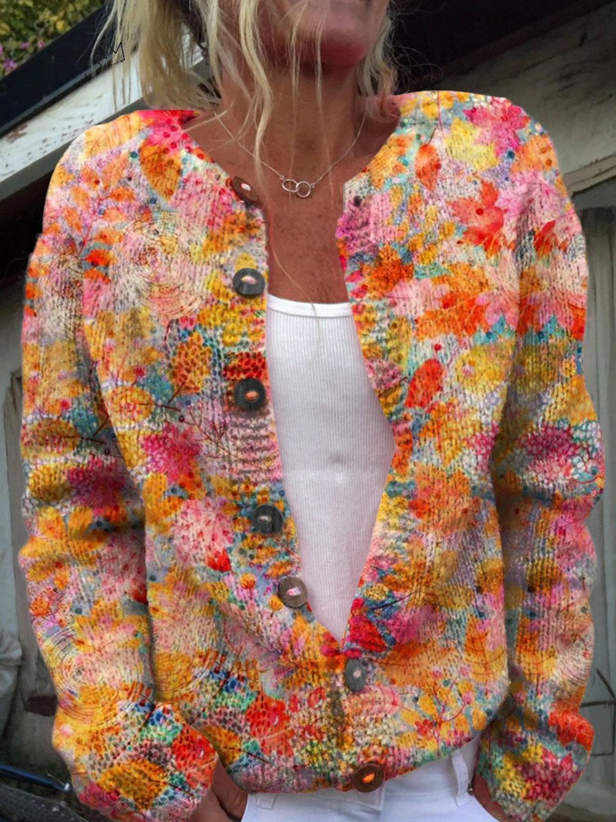 Helena™ | Retro Knit Cardigan