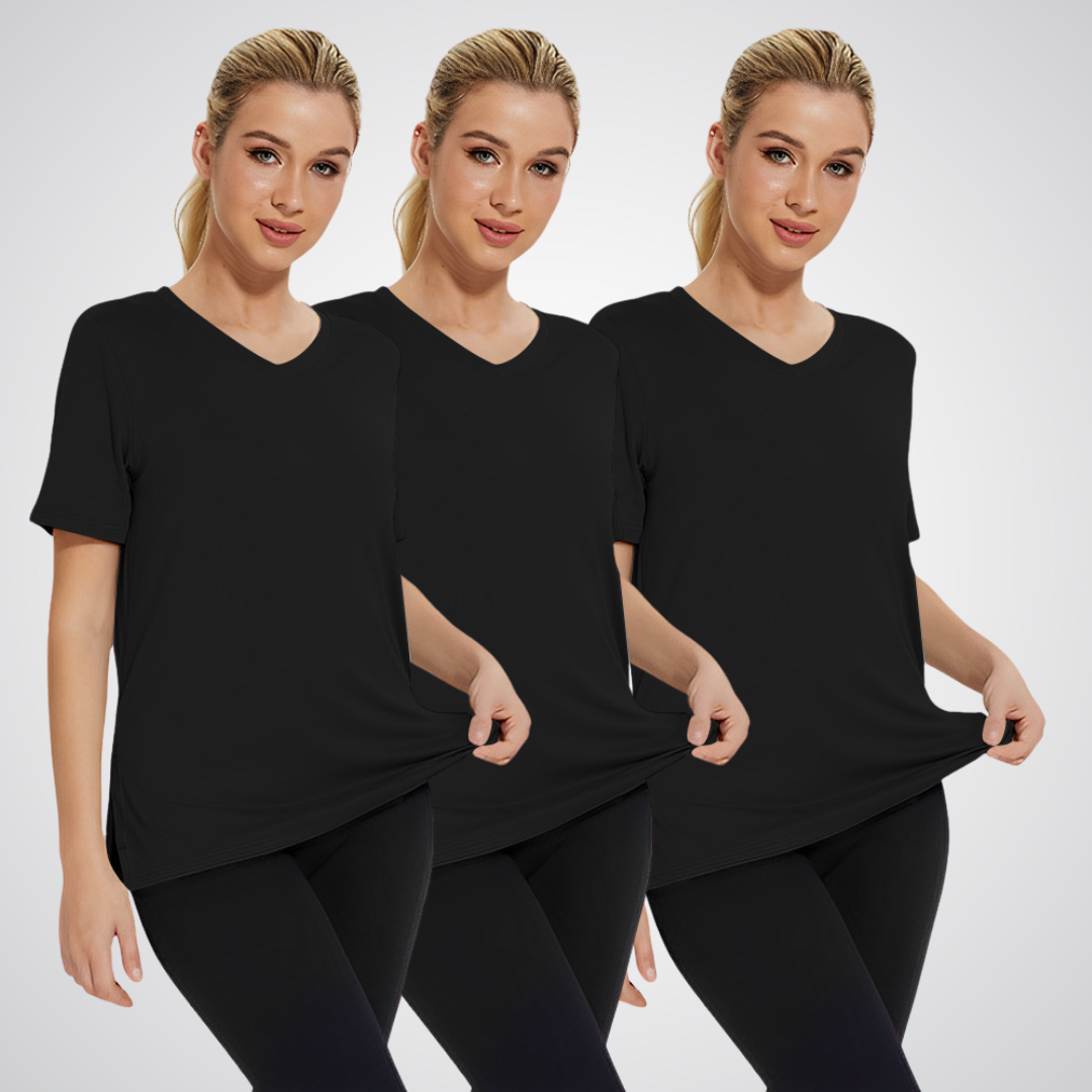 SELENA™ - Zestaw 3 sztuk luźnych koszulek casualowych