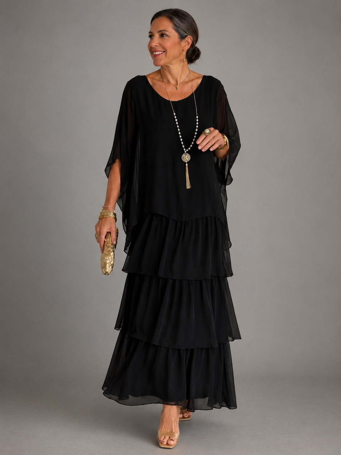 Lara™ | Elegancka, Luźna Sukienka Maxi" can be rewritten as:

"Lara™ | Stylowa, Swobodna Sukienka Maxi