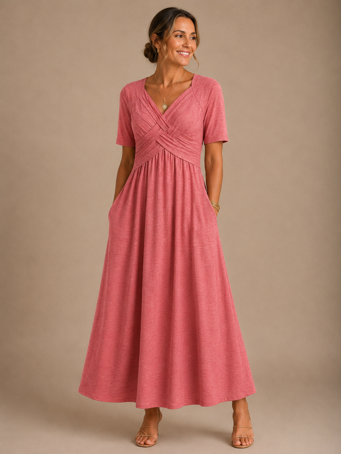Angeli™ | Elegance Midi Sukienka