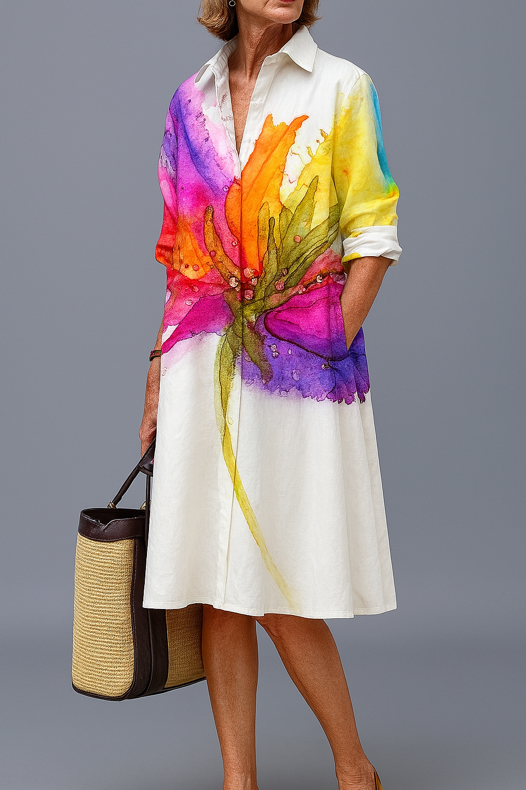 Lydia™ | Elegancka Midi Sukienka