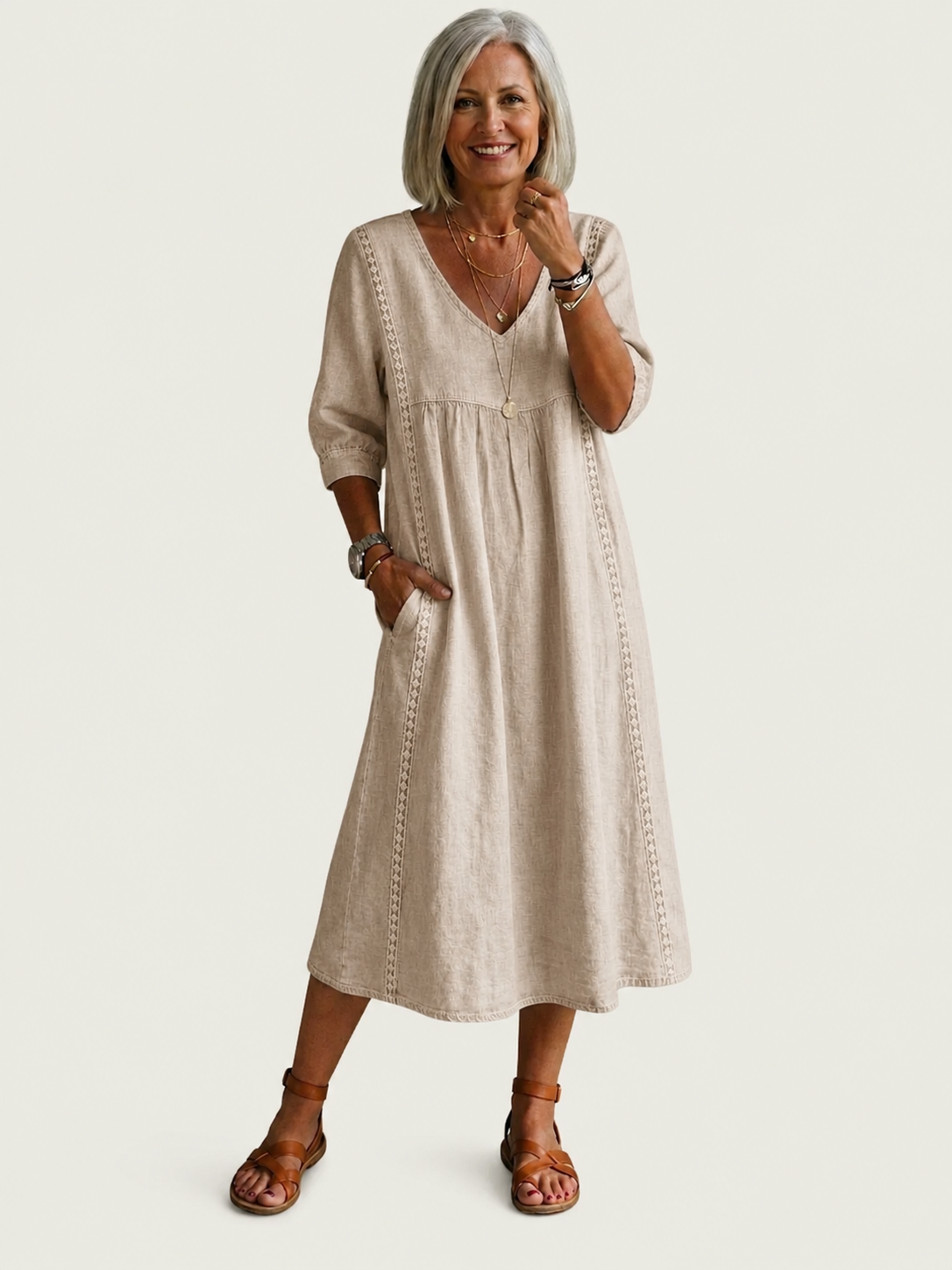 Juliette I Elegancka sukienka maxi o kroju litery A