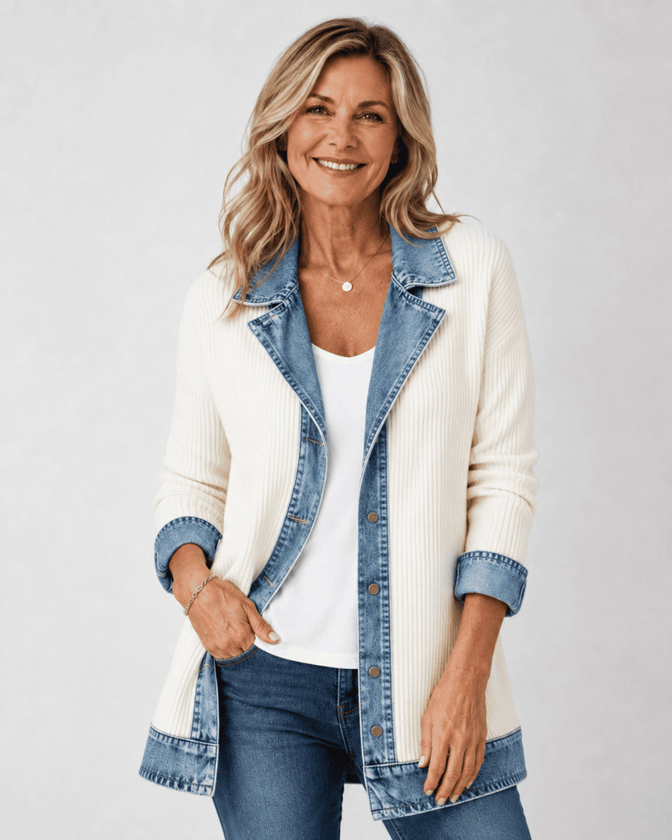 Liv™ | Kurtka dżinsowa w stylu oversize